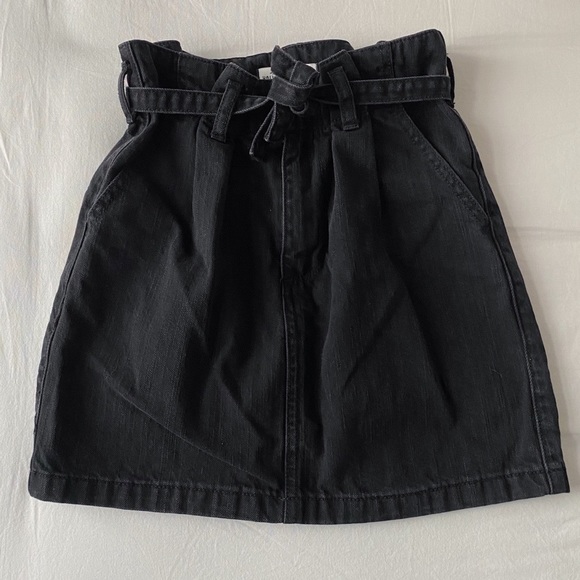Black Denim Skirt - Picture 2 of 4